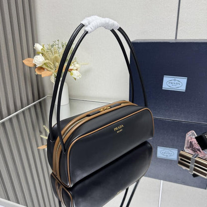 Quilted Lambskin Top Handle Bag
