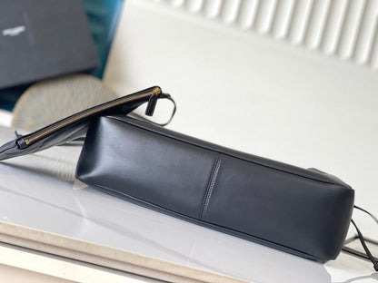 Modern Lambskin Top Handle Bag