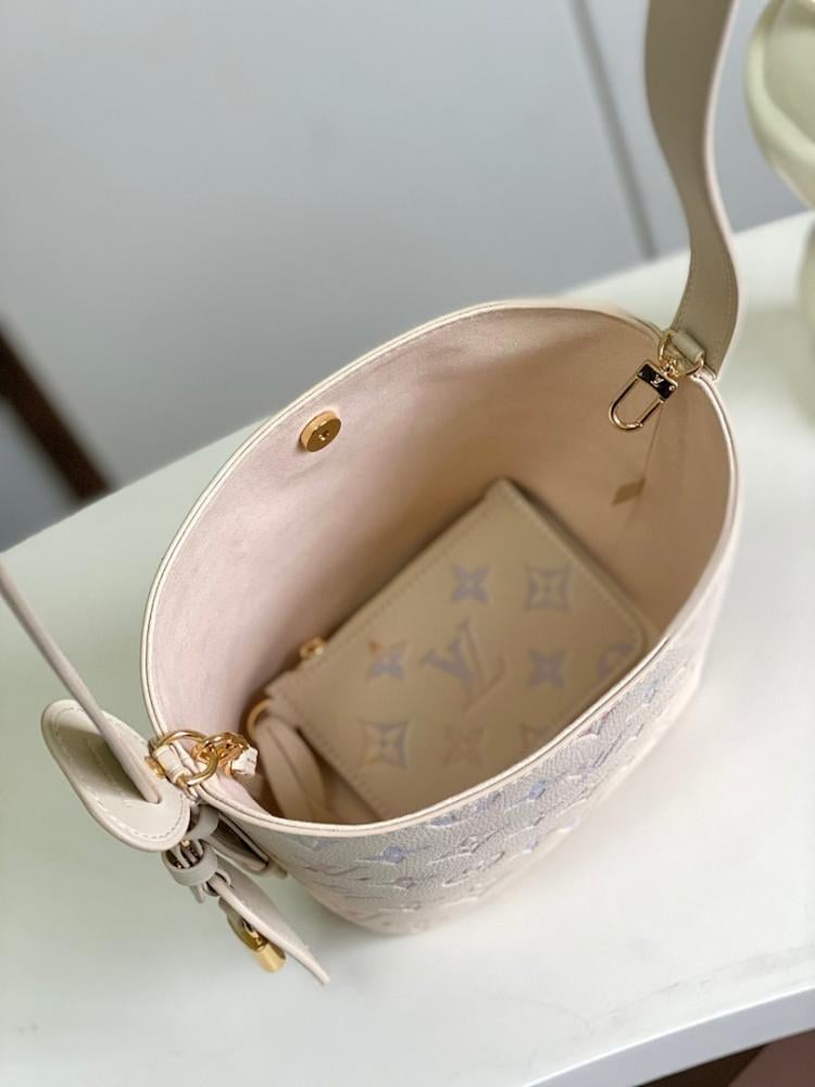 Stylish Refined Monogram Leather Shoulder Bag