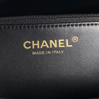 Woven Leather Top Handle Bag