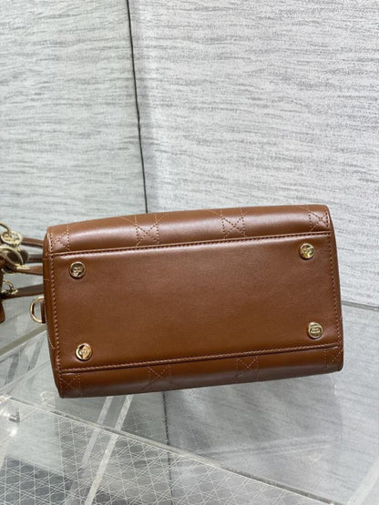 Leather Top Handle Bag