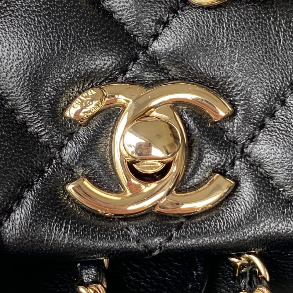 Practical Lambskin Backpack