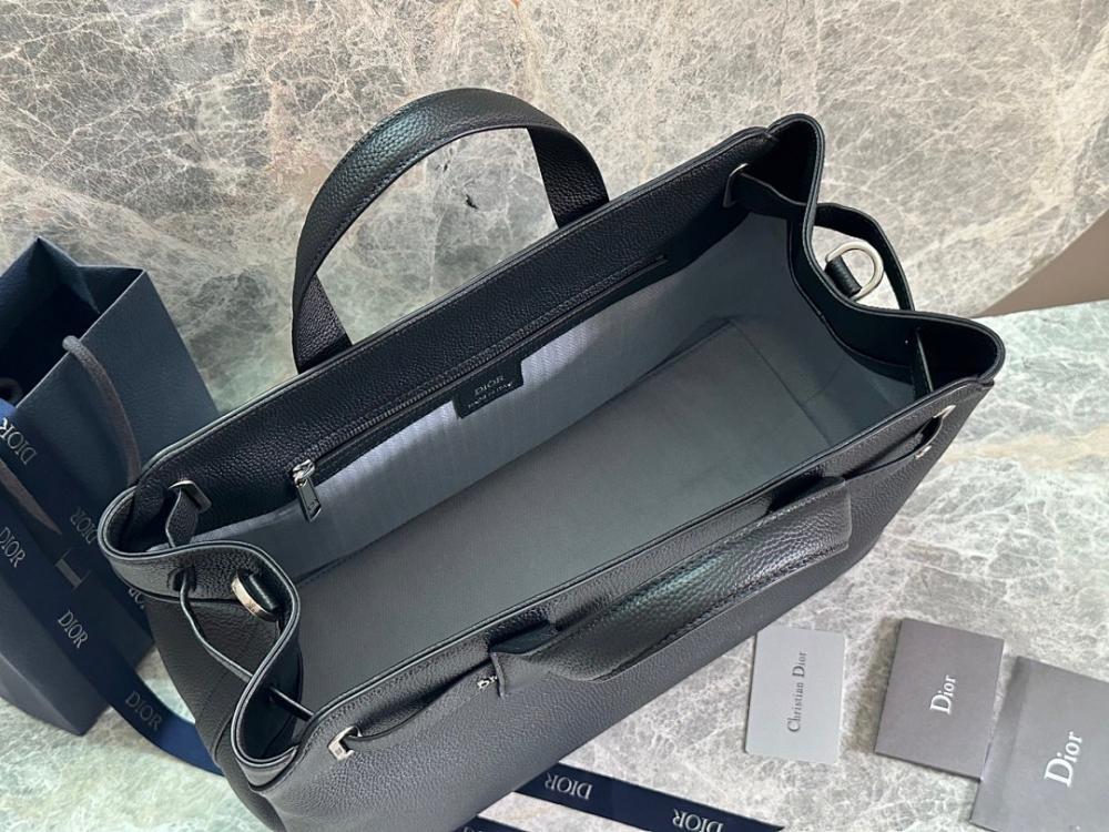 Modern Italian-Inspired Black Quilted Calfskin Top Handle Bag