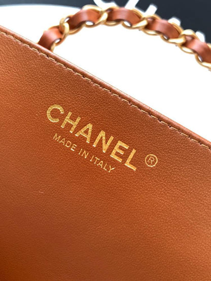 Classic Studded Leather Top Handle Bag