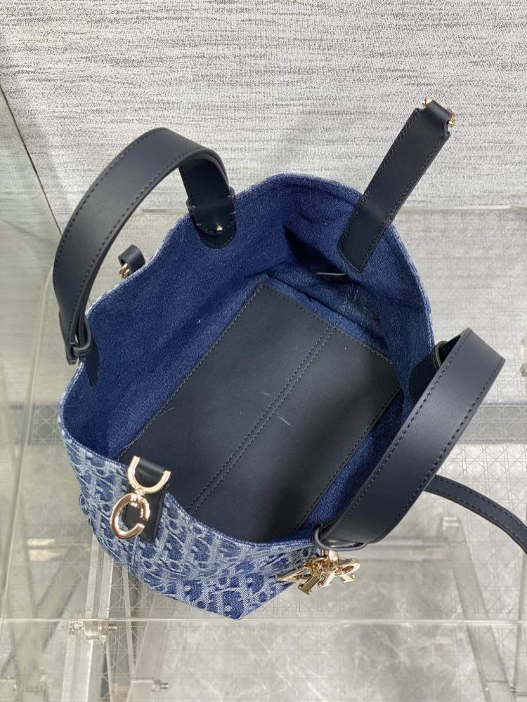 Alma Denim Top Handle Bag