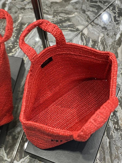 Stylish Woven Raffia Top Handle Bag – Special Edition