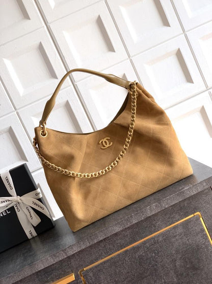 Suede Hobo Bag