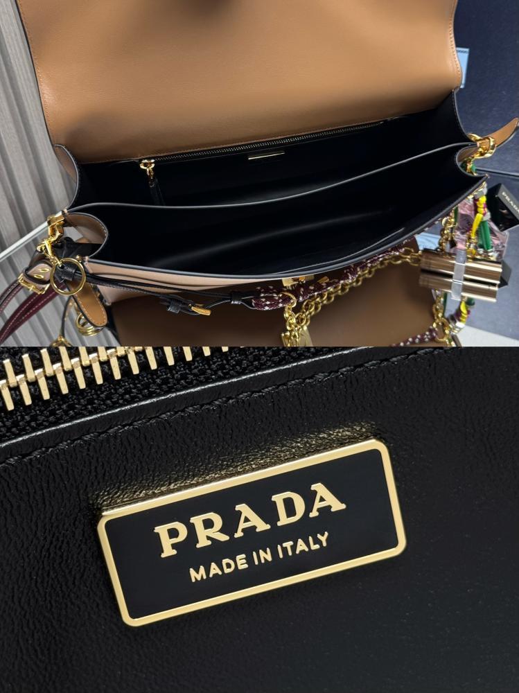 Gold Leather Shoulder Bag