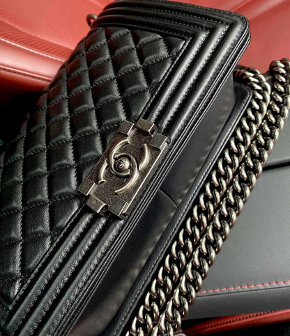 Classic Leather Top Handle Bag