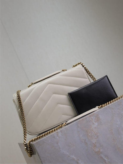 Loulou Leather Shoulder Bag