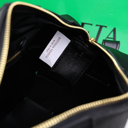 Alma Green Denim Top Handle Bag