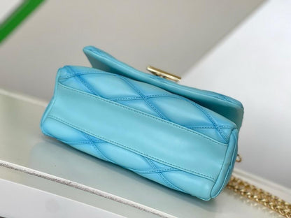 Elegant Quilted Lambskin Top Handle Bag – Special Edition