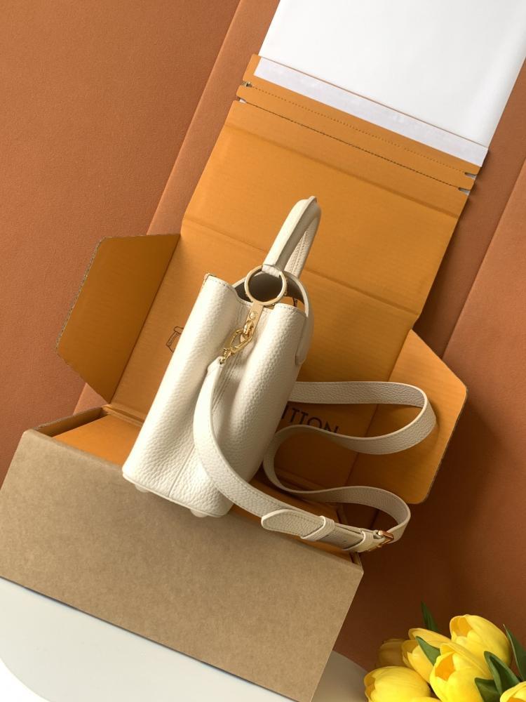 Calfskin Top Handle Bag