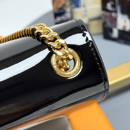 Classic Leather Top Handle Bag