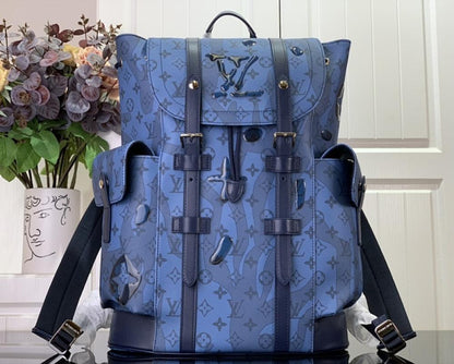 Practical Leather Backpack
