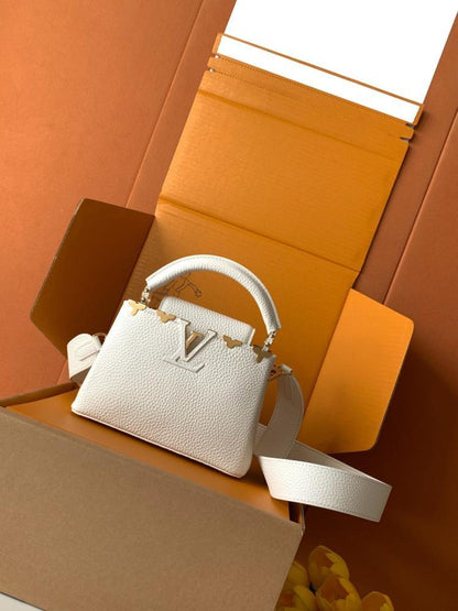 Gold Top Handle Bag
