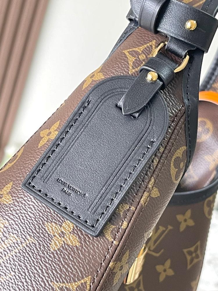 Stylish Premium Monogram Leather Hobo Bag