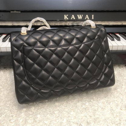 Lambskin Top Handle Bag