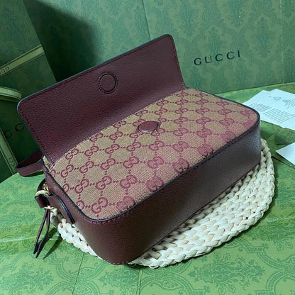 Luxury Refined Red Top Handle Bag