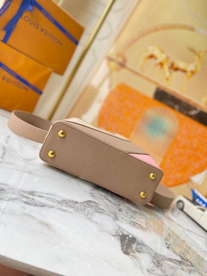 Modern Brown Leather Shoulder Bag – Limited Edition
