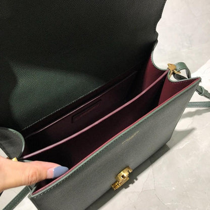 Classic Modern Leather Shoulder Bag