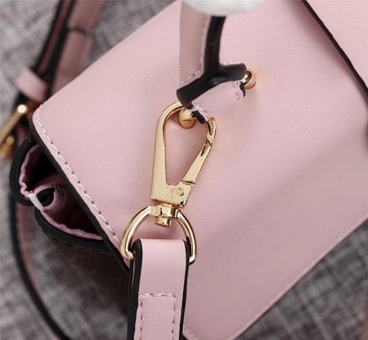 Classic Refined Gold Monogram Calfskin Shoulder Bag