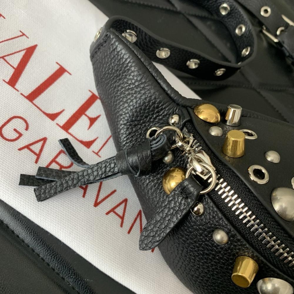 Studded Leather Crossbody Bag