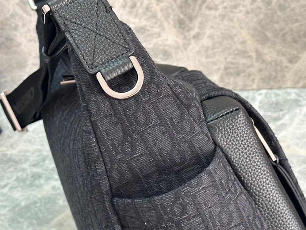 Classic Luxury Black Printed Leather Top Handle Bag