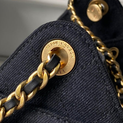 Denim Hobo Bag