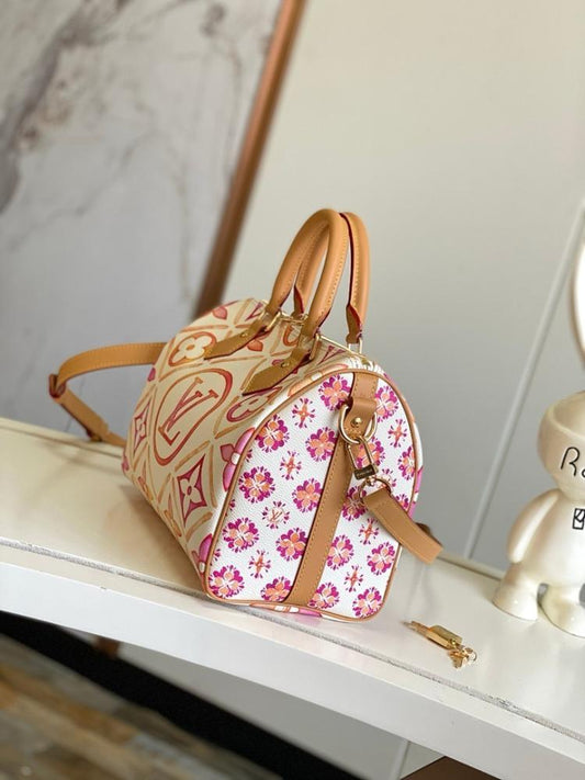 Modern Italian-Inspired Canvas Travel Bag