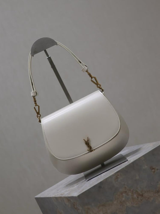 Elegant Refined Calfskin Shoulder Bag