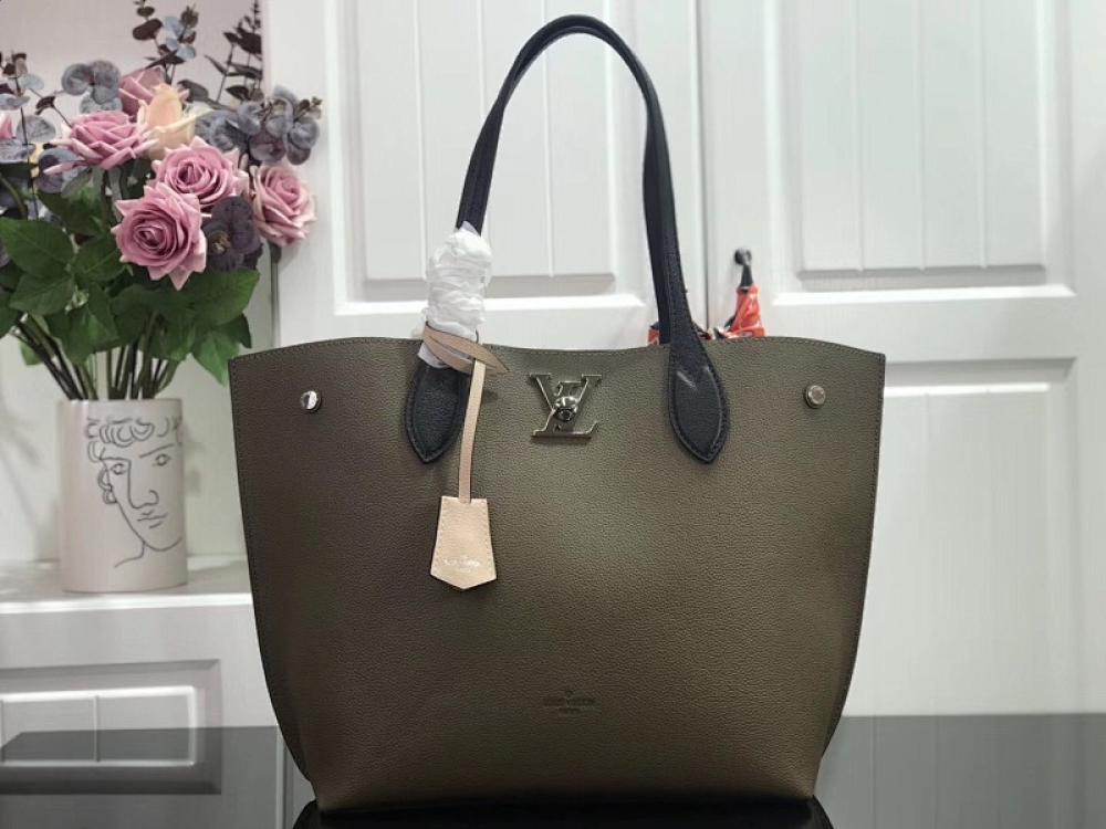 Leather Top Handle Bag