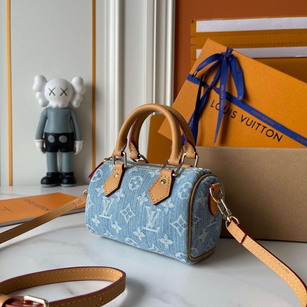 Speedy Denim Shoulder Bag