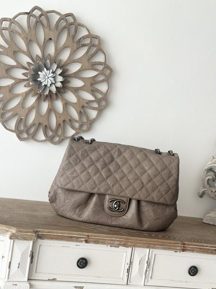 Leather Top Handle Bag