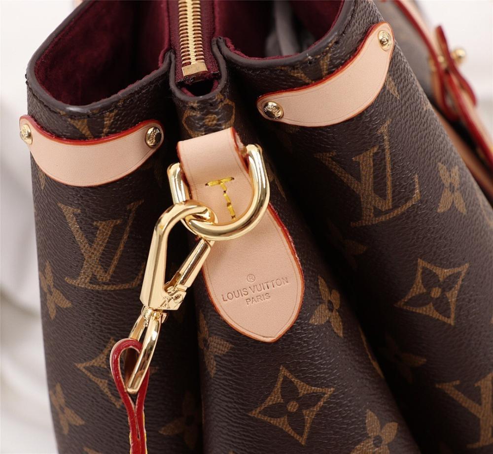 Luxury Premium Monogram Leather Shoulder Bag