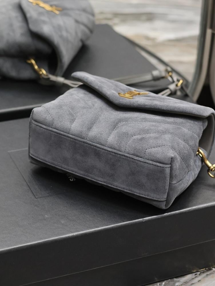 Classic Modern Gold Leather Top Handle Bag