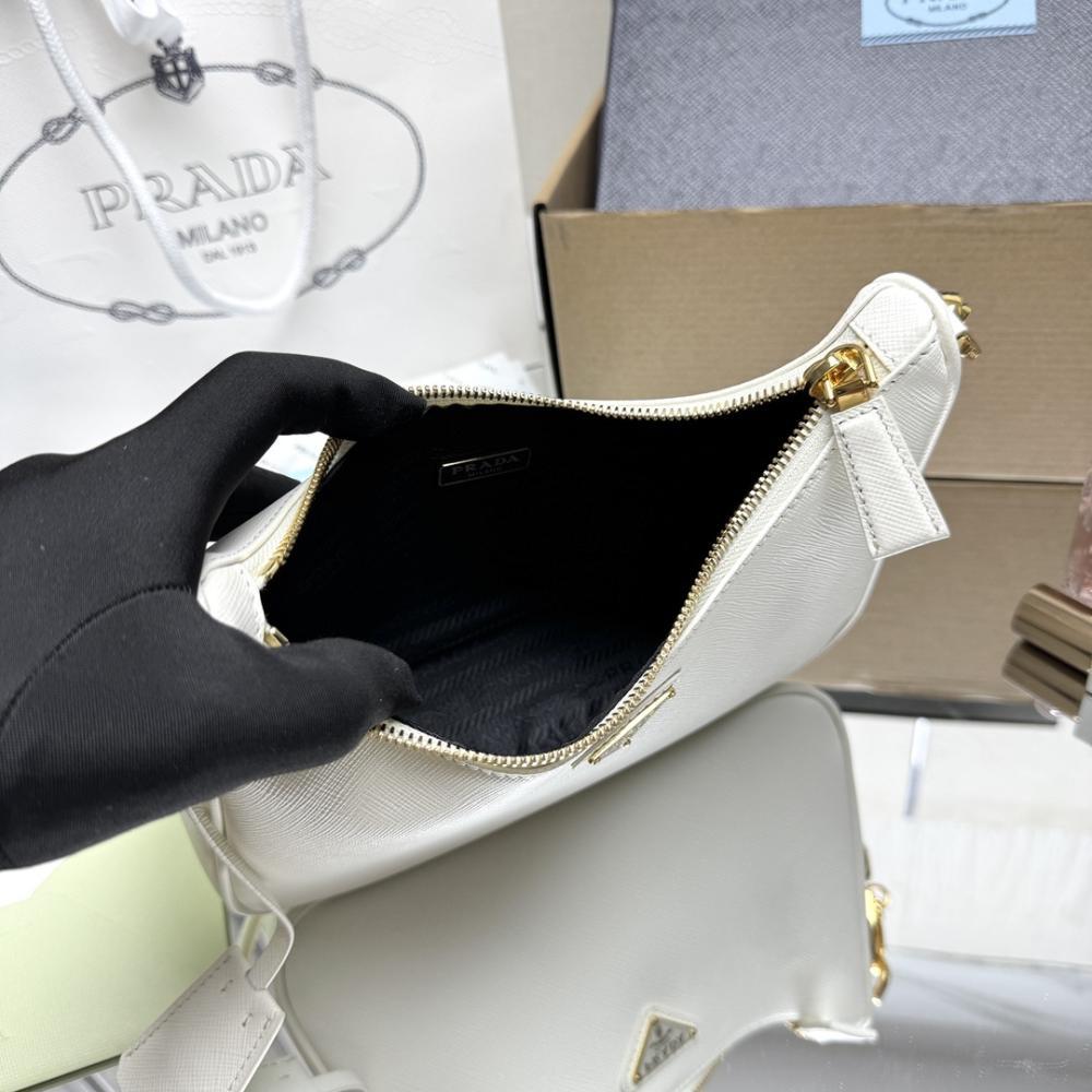 Saffiano Leather Hobo Bag