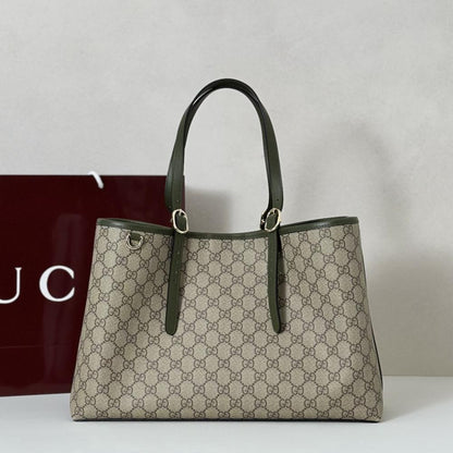 Luxury Leather Top Handle Bag