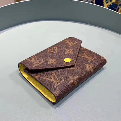 Classic Elegant Monogram Leather Wallet