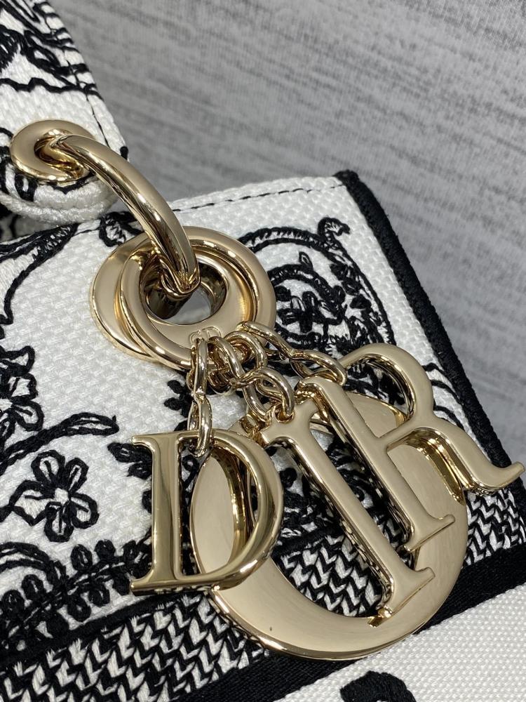 Embroidered Top Handle Bag