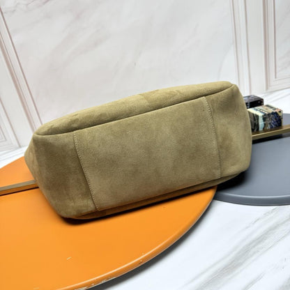 Suede Hobo Bag