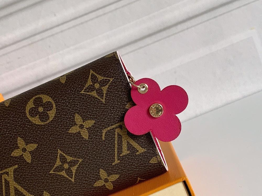 Modern Pink Leather Wallet