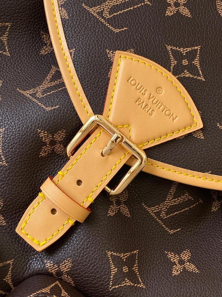 Italian-Inspired Stylish Monogram Leather Crossbody Bag