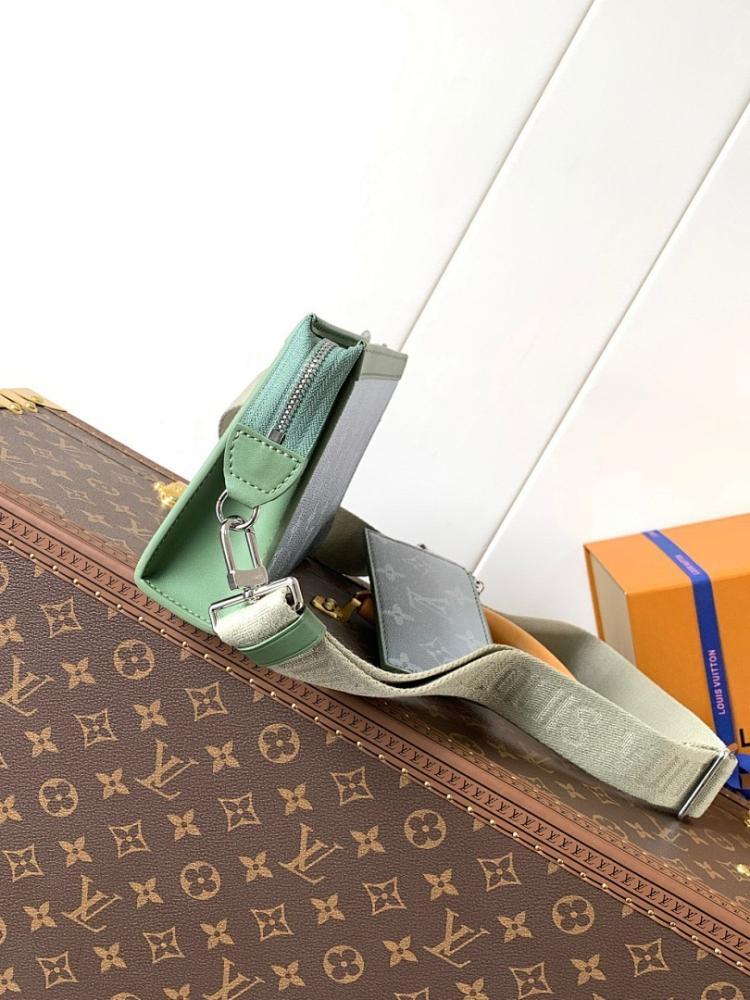 Stylish Premium Monogram Leather Shoulder Bag
