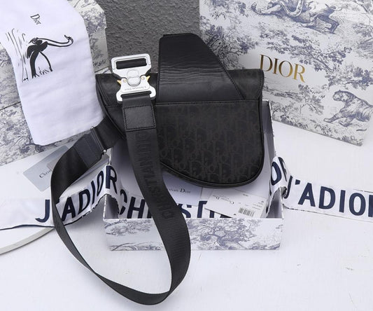Modern Premium Black Printed Leather Shoulder Bag