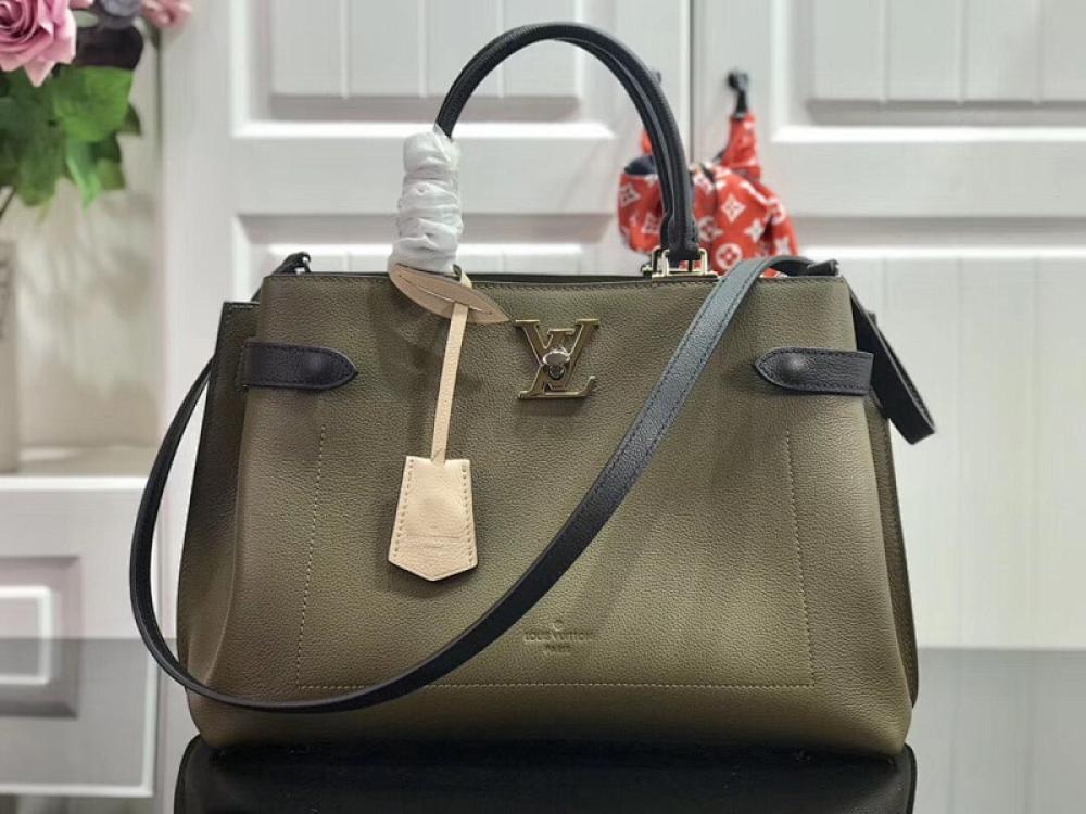 Leather Top Handle Bag