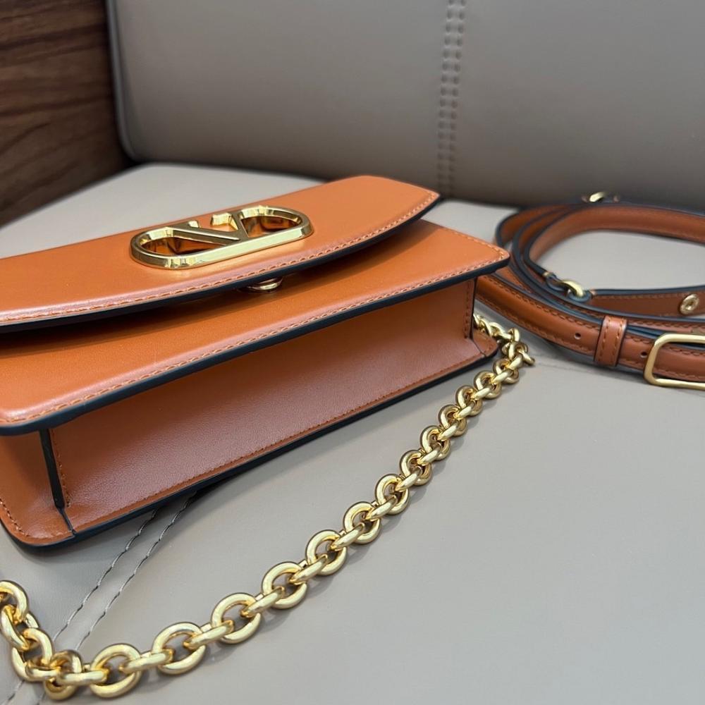 VLogo Signature Calfskin Shoulder Bag