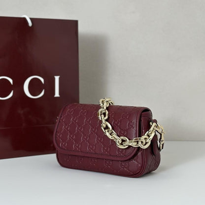 Leather Top Handle Bag