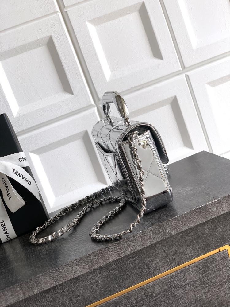 Leather Top Handle Bag