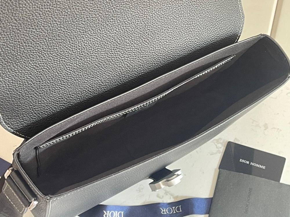 Classic Black Calfskin Shoulder Bag – Limited Edition